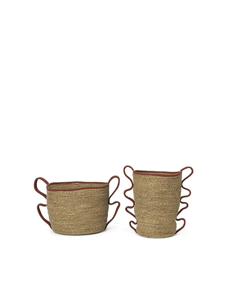 Verso Baskets, Set à 2 Stk. von Ferm Living - Ziegel - Jacobsen Plus