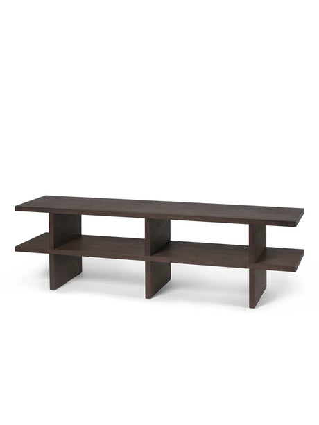 Kona Bench, dunkel gebeiztes Eichenholz von Ferm Living - 3 - Jacobsen Plus