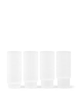 Ripple Long Drink Gläser Frosted, Set á 4 von Ferm Living - 1 - Jacobsen Plus
