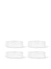Ripple Servierschalen Frosted, Set à 4 von Ferm Living
