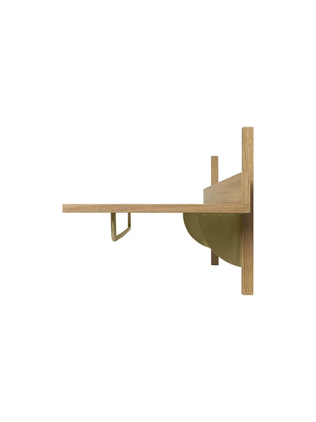 Sector Rack Shelf, Eg von Ferm Living - Eg m-Messing - Jacobsen Plus