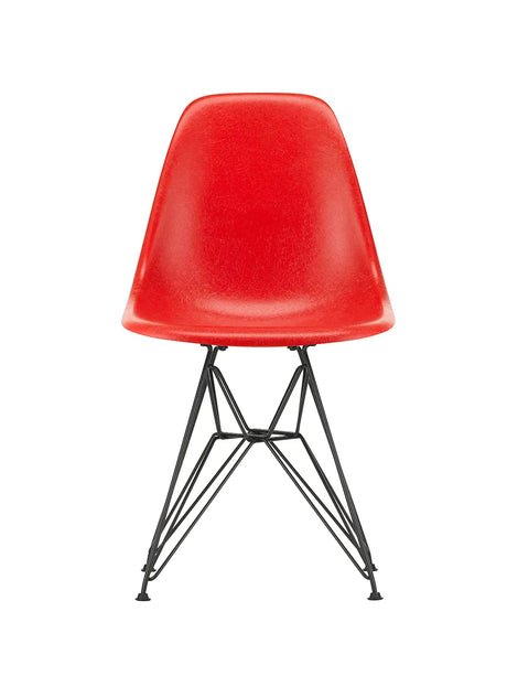 Eames Fiberglass Chair DSR, schwarz lackiert von Vitra - 1 - Jacobsen Plus