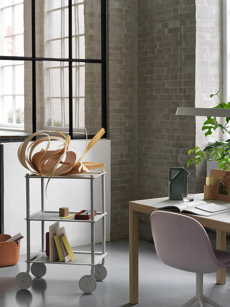 Flow Trolley, 3-lagig von Muuto - Blaugrau - Jacobsen Plus