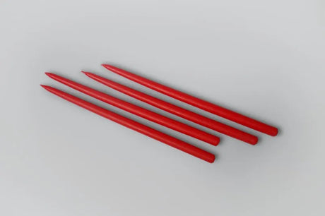 Kerze für Gemini, 4 Stk. von Architectmade - Rot - Jacobsen Plus