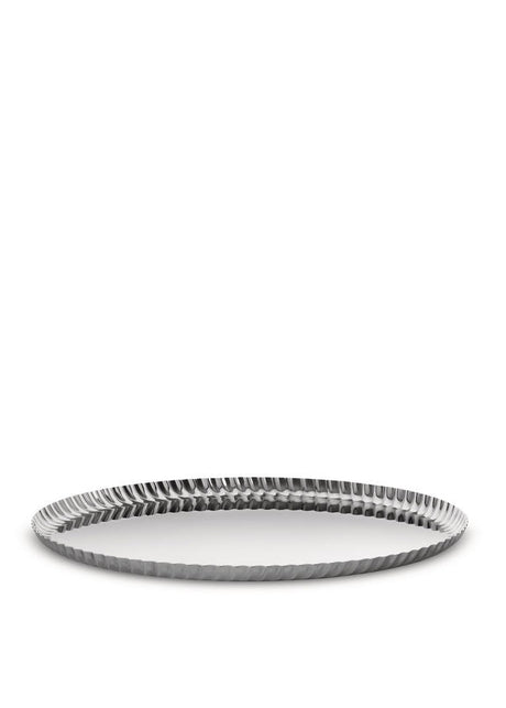 Alessi Pleats Tablett 31 cm, von Alessi - Stahl - Jacobsen Plus