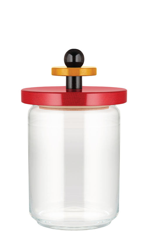 Opbevaringsglas, fra Alessi - 100 / Rød - Jacobsen Plus