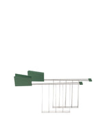 Plissé 2 tongs Toaster racks von Alessi - Grün - Jacobsen Plus