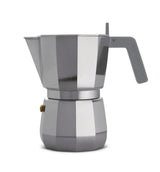 Moka Espresso Kaffebereiter, Aluminium von Alessi - 6 Tassen - Jacobsen Plus
