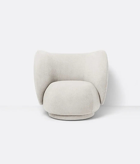 Rico Lounge Chair, bouclé i off-white fra Ferm Living - 1 - Jacobsen Plus