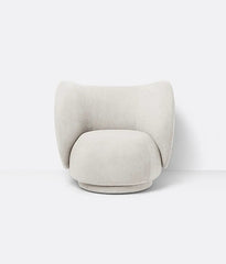 Rico Lounge Chair, Bouclé in Off-White von Ferm Living