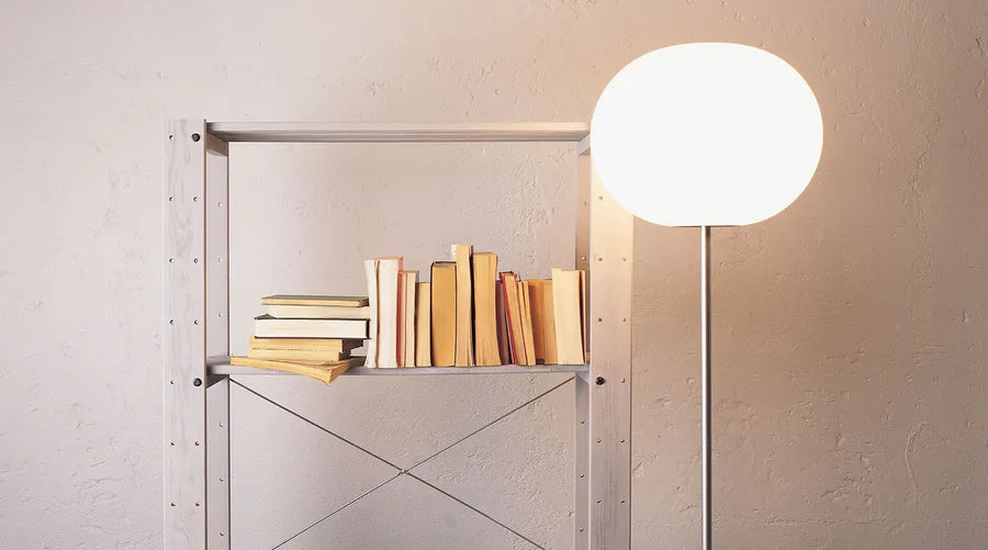 Glo-Ball F, Silver Stehleuchte von Flos