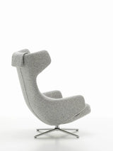 Grand Repos Lænestol, cream/dark brown fra Vitra - 4 - Jacobsen Plus