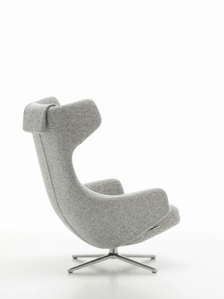 Grand Repos Sessel, cream/dark brown fra Vitra - 4 - Jacobsen Plus