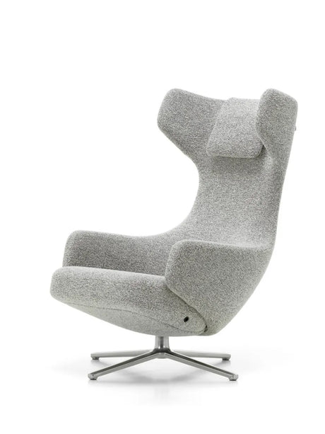 Grand Repos Sessel, cream/dark brown fra Vitra - 1 - Jacobsen Plus