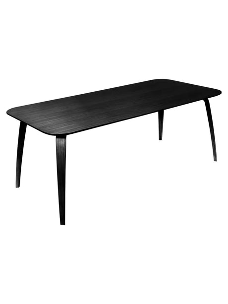 GUBI Esstisch, 180 x 90 cm von GUBI - Schwarze lackierte Esche - Jacobsen Plus