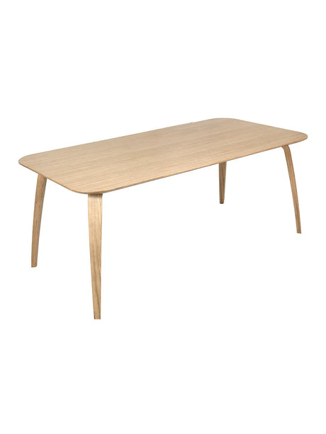 GUBI Esstisch, 200 x 100 cm von GUBI - Schwarze lackierte Esche - Jacobsen Plus
