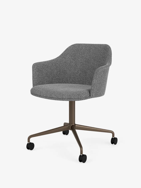 Rely HW51 Stuhl von &Tradition - Hallingdal 166 / Bronziertes Aluminium - Jacobsen Plus