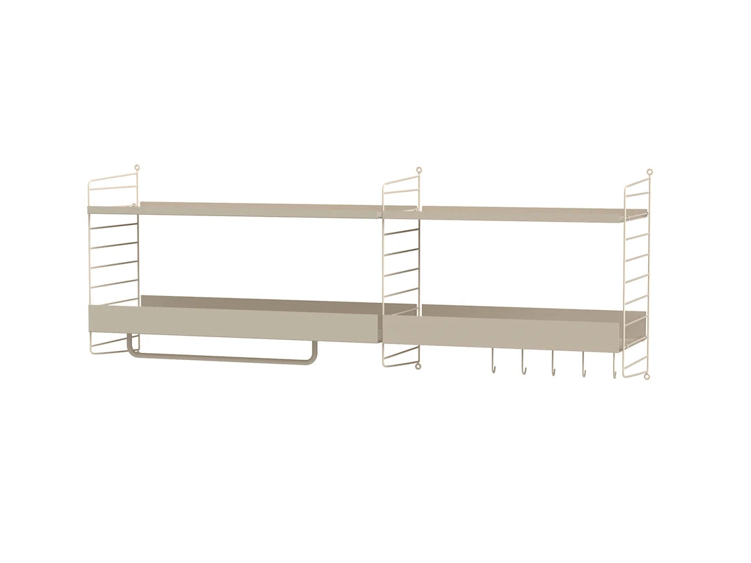 Hallway J, entréreol fra String Furniture - Beige - Jacobsen Plus