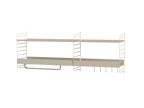 Hallway J, entréreol fra String Furniture - Beige - Jacobsen Plus