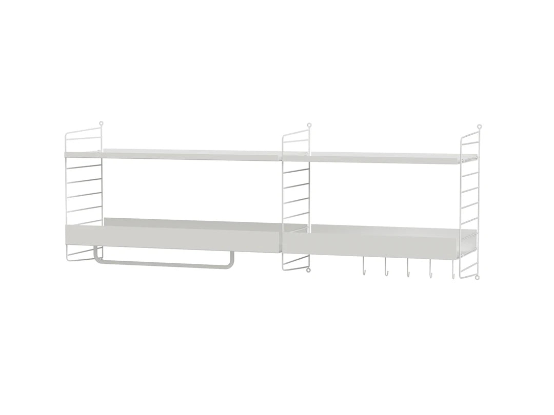 Hallway J, entréreol fra String Furniture - Hvid - Jacobsen Plus