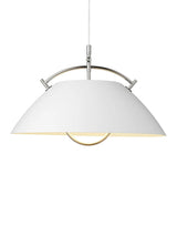 HJW37 Pendel u. Hejs von Hans J. Wegner - Weiß - Nickel - Jacobsen Plus