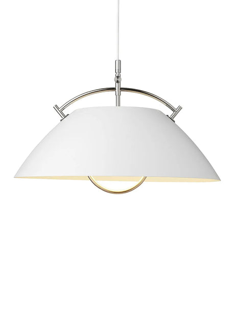 HJW37 Pendel u. Hejs von Hans J. Wegner - Weiß - Nickel - Jacobsen Plus
