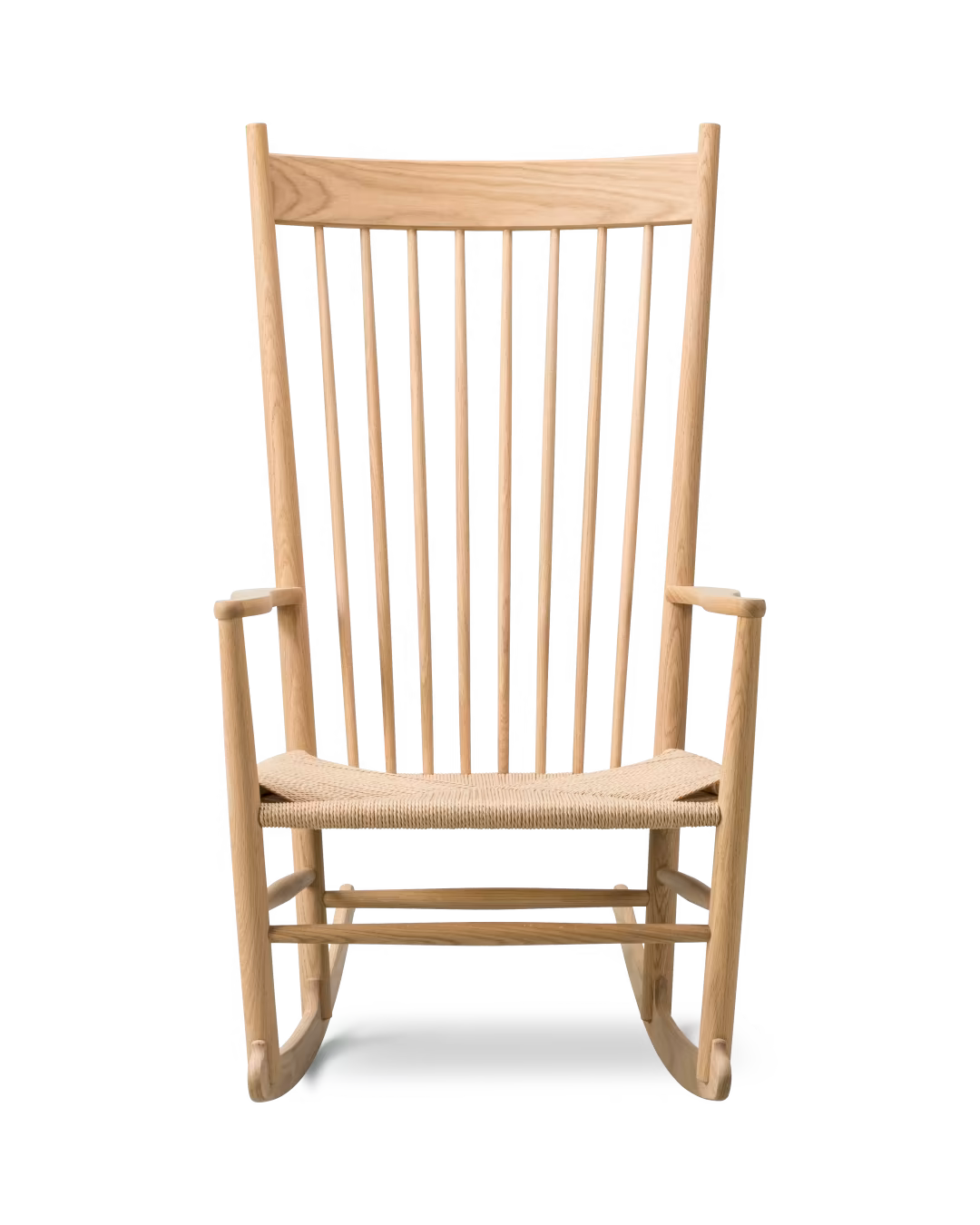 J16 Gyngestol af Hans J. Wegner - Eg sæbe-Naturflet - Jacobsen Plus
