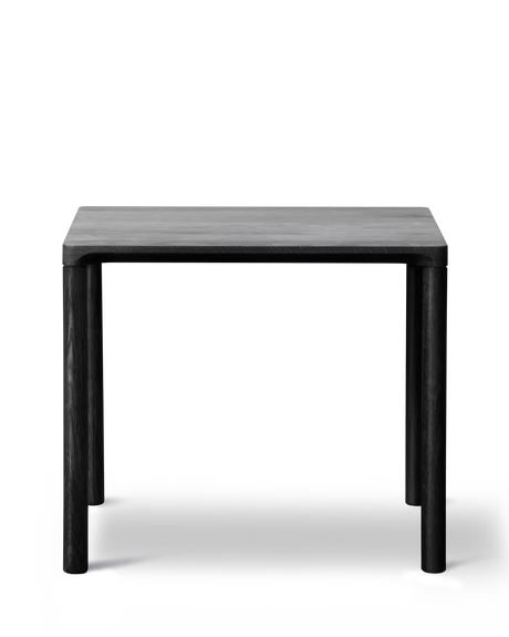 Piloti Wood Couchtisch, 46,5x39, H:41 cm von Hugo Passos - Eiche schwarz lackiert - Jacobsen Plus