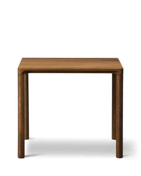 Piloti Wood Couchtisch, 46,5x39, H:41 cm von Hugo Passos - Geräucherte Eiche, geölt - Jacobsen Plus