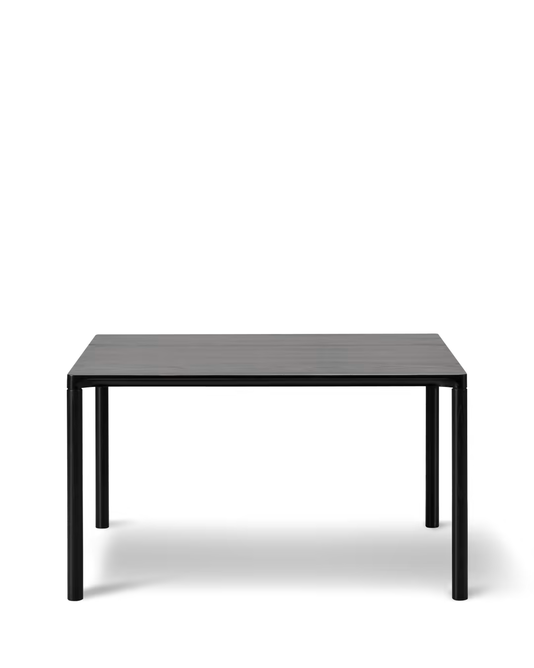 Piloti Wood Couchtisch, 75x75, H:41 cm von Hugo Passos - Eiche schwarz lackiert - Jacobsen Plus