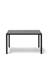 Piloti Wood Couchtisch, 75x75, H:41 cm von Hugo Passos - Eiche schwarz lackiert - Jacobsen Plus