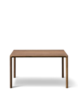 Piloti Wood Couchtisch, 75x75, H:41 cm von Hugo Passos - Geräucherte Eiche, geölt - Jacobsen Plus