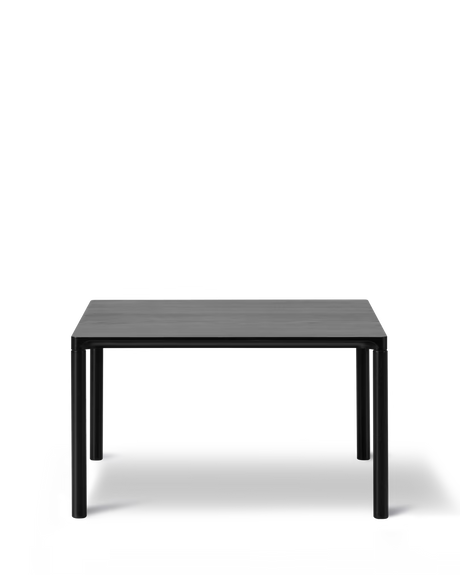 Piloti Wood Couchtisch, 63x63, H:35 cm von Hugo Passos - Eiche schwarz lackiert - Jacobsen Plus