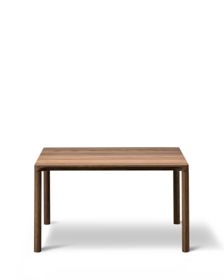 Piloti Wood Couchtisch, 63x63, H:35 cm von Hugo Passos - Geräucherte Eiche, geölt - Jacobsen Plus