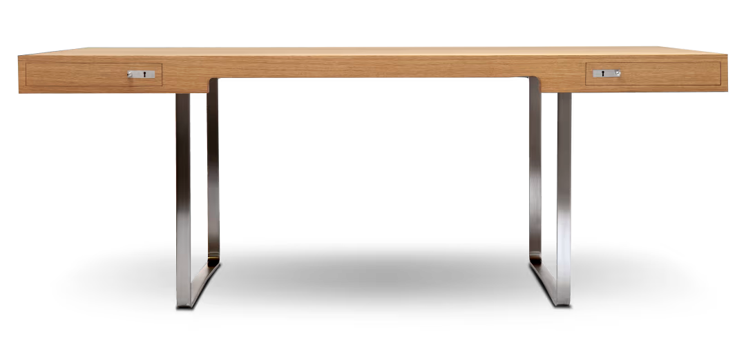 CH110 Skrivebord af Hans J. Wegner - Eg / Olie - Jacobsen Plus