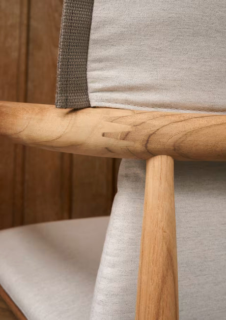 CU E008 Kissen für Embrace Gartenstuhl von Carl Hansen & Søn - Liso Life Oat 1760 - Jacobsen Plus