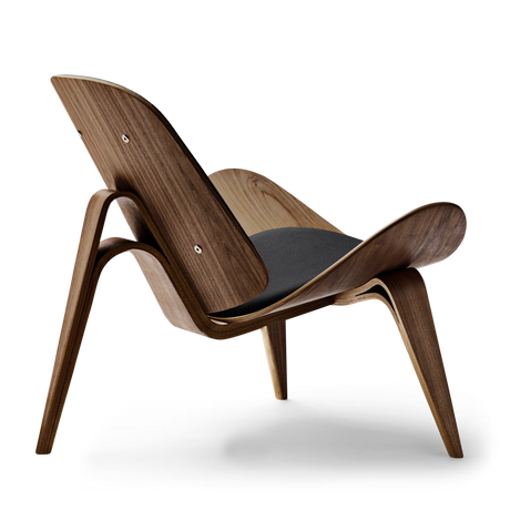 CH07 Shell Chair, Walnuss Öl/Thor 301 von Hans J. Wegner - 3 - Jacobsen Plus