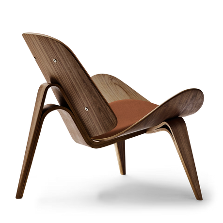 CH07 Shell Chair, Walnuss öl/Thor 307 von Hans J. Wegner - 3 - Jacobsen Plus