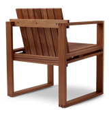 BK11 udendørs loungestol, olieret teak inkl. charcoal hynde fra Carl Hansen & Søn - 5 - Jacobsen Plus