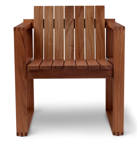 BK11 Outdoor Lounge-Sessel, geölt Teak inkl. charcoal Kissen von Carl Hansen & Søn - 3 - Jacobsen Plus