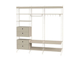 Hallway P, Entréreol von String Furniture - Beige - Beige - Jacobsen Plus