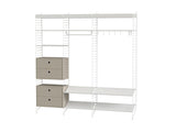 Hallway P, Entréreol von String Furniture - Beige - Weiß - Jacobsen Plus
