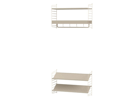 Hallway Q, entréreol fra String Furniture - Beige - beige - Jacobsen Plus