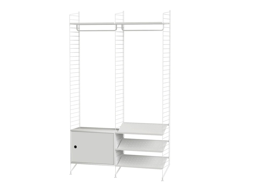 Hallway S, entréreol fra String Furniture - Hvid - hvid - Jacobsen Plus