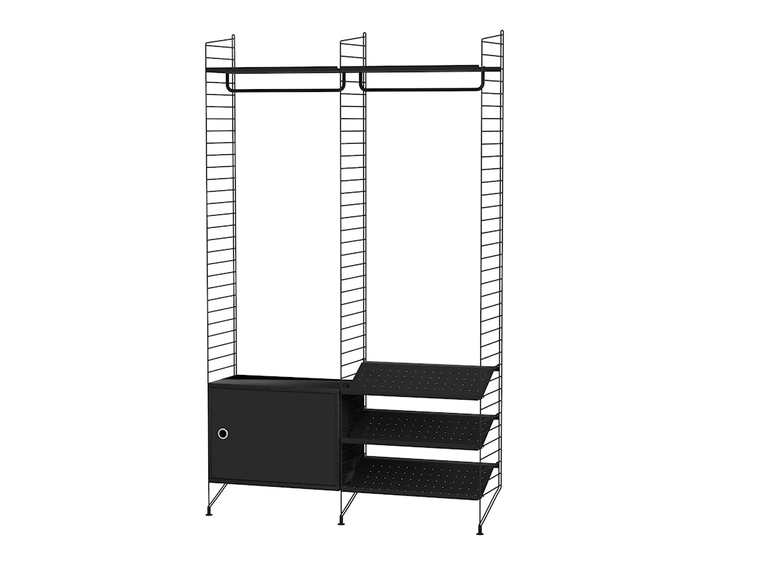 Hallway S, entréreol fra String Furniture - Sort - sort - Jacobsen Plus