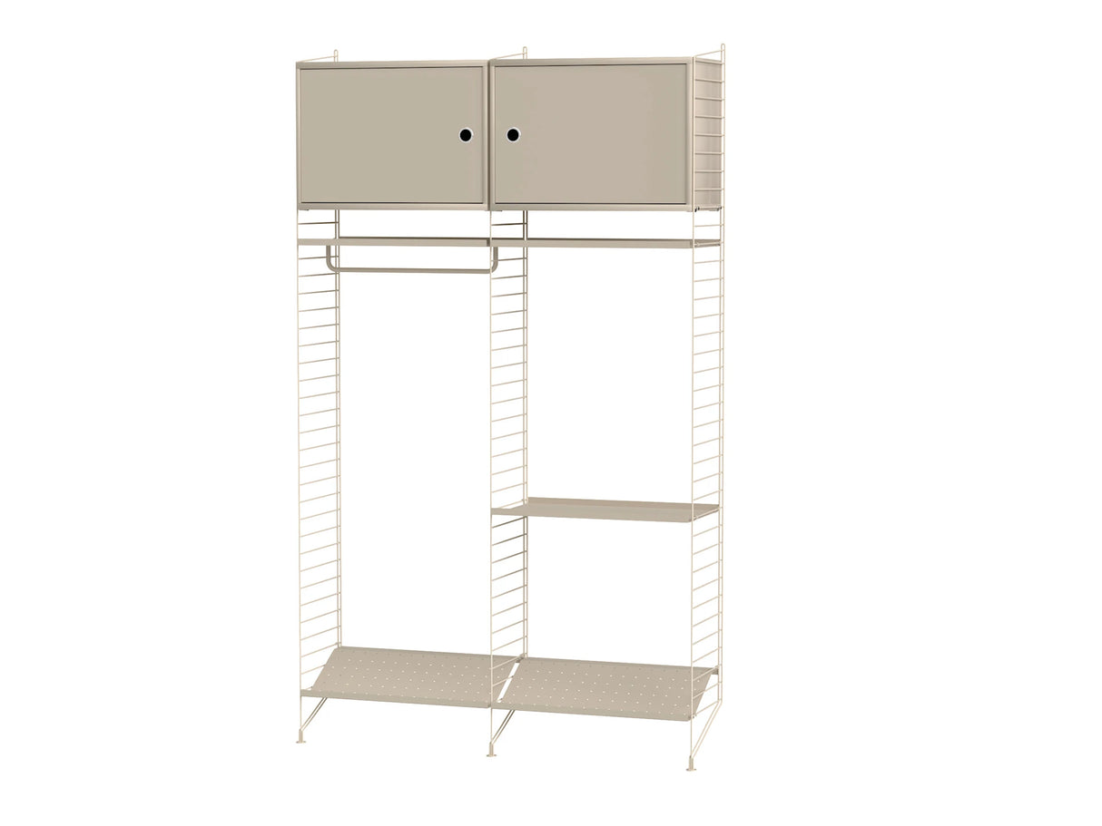 Hallway T, entréreol fra String Furniture - Beige - beige - Jacobsen Plus