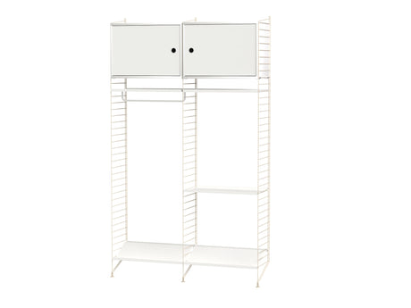 Hallway T, entréreol fra String Furniture - Beige - hvid - Jacobsen Plus