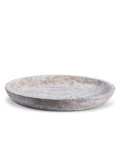 Hyben Fad, Silber Travertin von Wabi Sabi Nordic - Jacobsen Plus