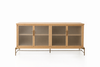 Dowry II kabinet, eg, frosted glass fra Stellar Works