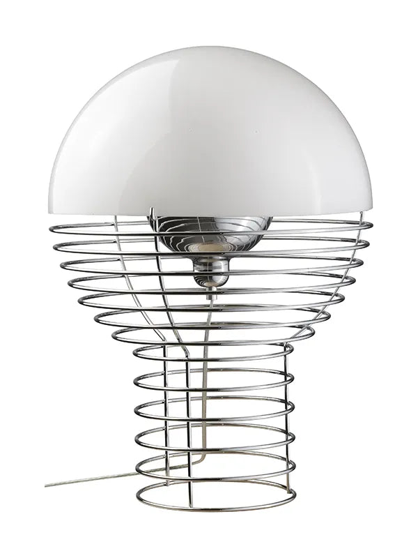 Wire bordlampe, Ø40 af Verner Panton - Hvid Ø: 40 cm - Jacobsen Plus